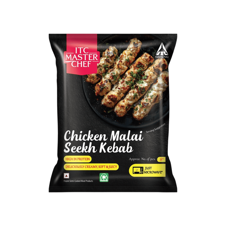 ITC Master Chef Malai Chicken Seekh Kebab – 400 g