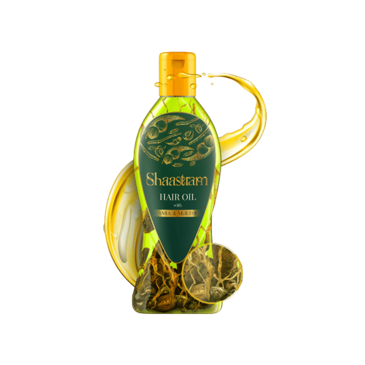 Shaastram Hair Oil with Amla & Mulethi – 180 ml