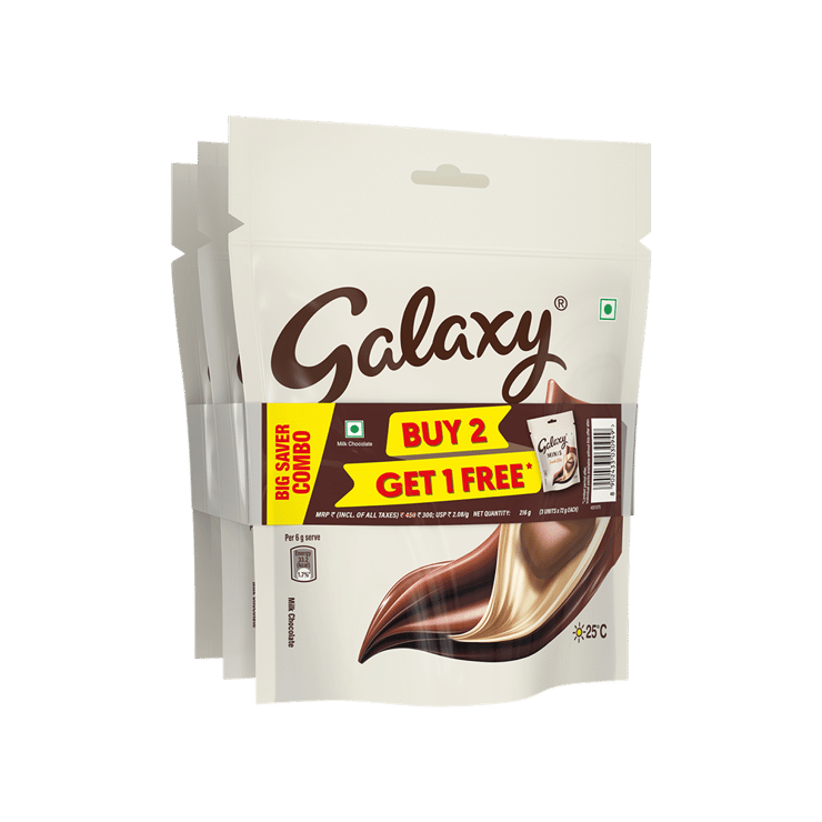 Galaxy Minis Smooth MIlk Chocolate Gift Pack – 3 g