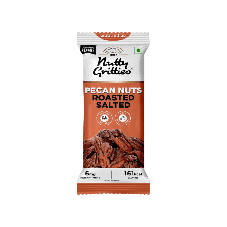Nutty Gritties roasted & Salted Pecan Nuts – 25 g