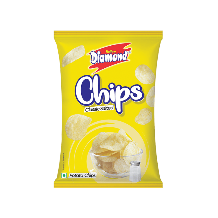 Yellow Diamond Classic Salted Potato Chips – 80 g