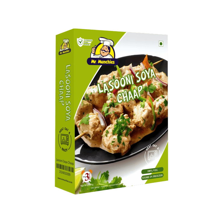 Mr. Munchies Lasooni Soya Chaap – 280 g