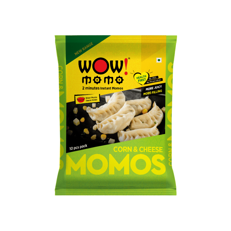 Wow! Momo Corn & Cheese Momos (Frozen) – 10 pieces