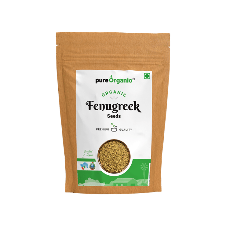 Pure Organio Organic Fenugreek Seeds – 350 g