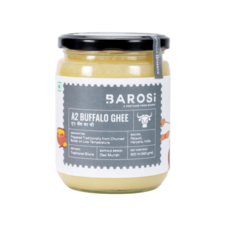 Barosi Desi Buffalo A2 Ghee – 500 ml