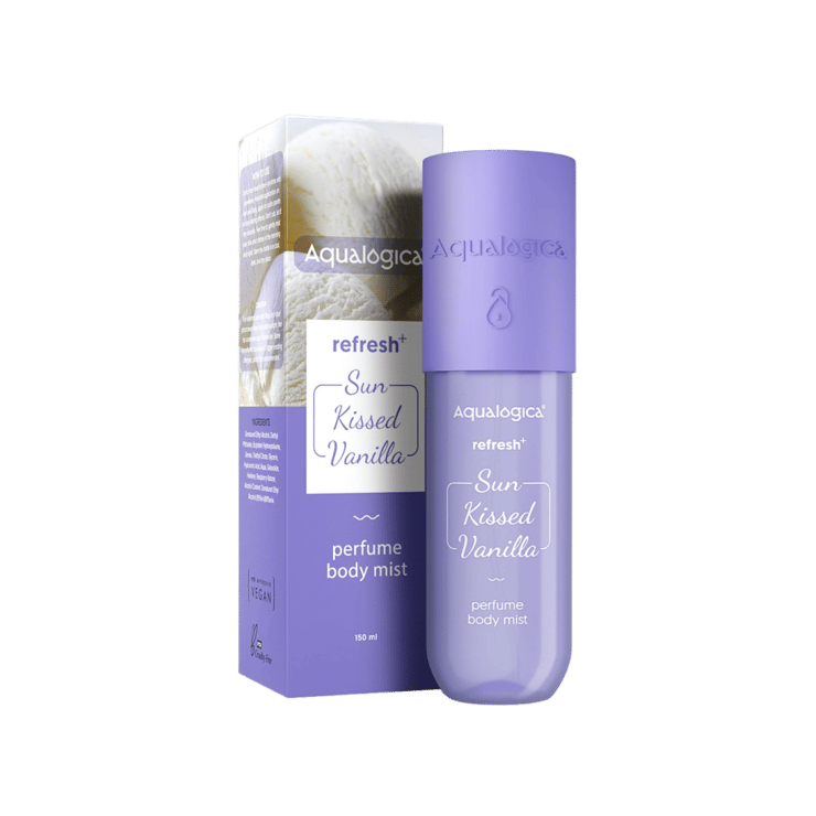 Aqualogica Refresh+ Sun Kissed Vanilla Perfume Body Mist – 150 ml