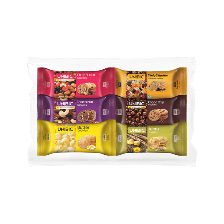 Unibic Assorted Cookies – Pack of 6