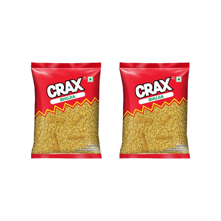 Crax Bhujia Namkeen Snacks – Pack of 2 – 2 x 160 g