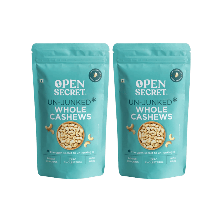 Open Secret Whole Cashew – Pack of 2 – 2 x 500 g