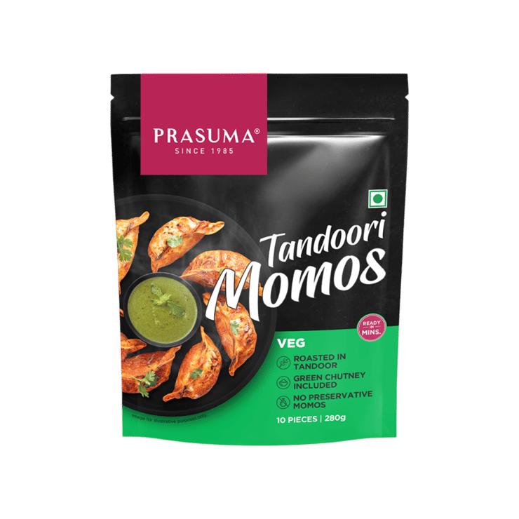 Prasuma Tandoori Momos – Veg – 280 g