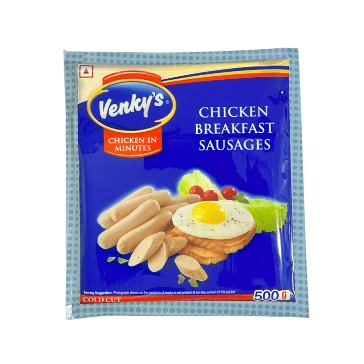 Venky’s Breakfast Chicken Sausage (Frozen) – 500 g