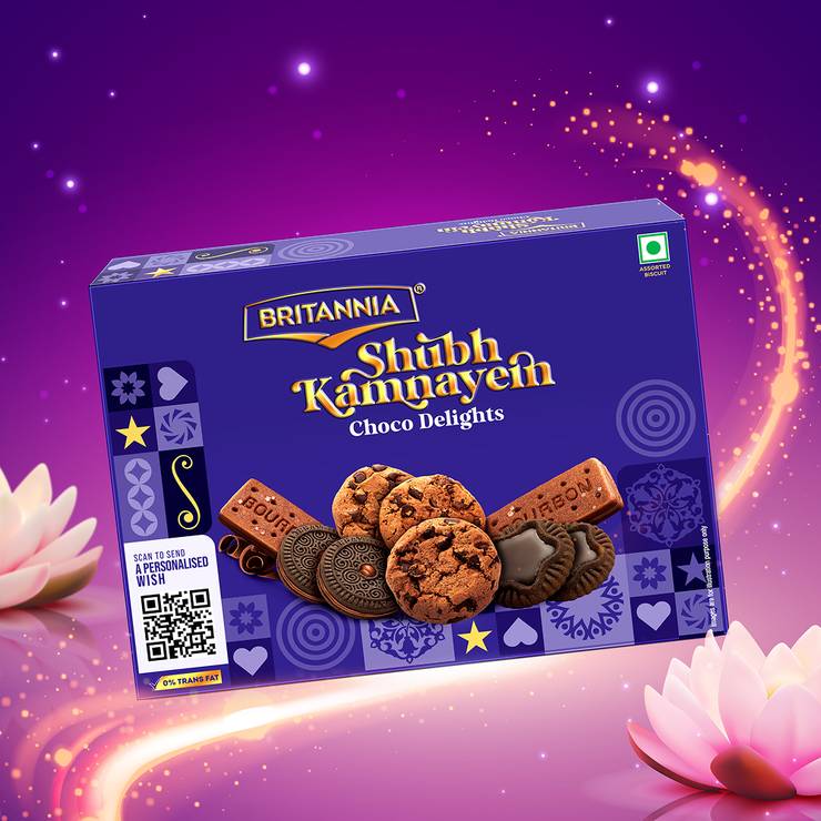 Britannia Shubhkamnaye Choco Delights Biscuits Gift Pack