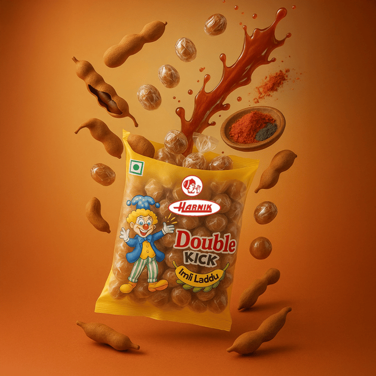 Harnik Double Kick Imli Laddu Candies – 370 g
