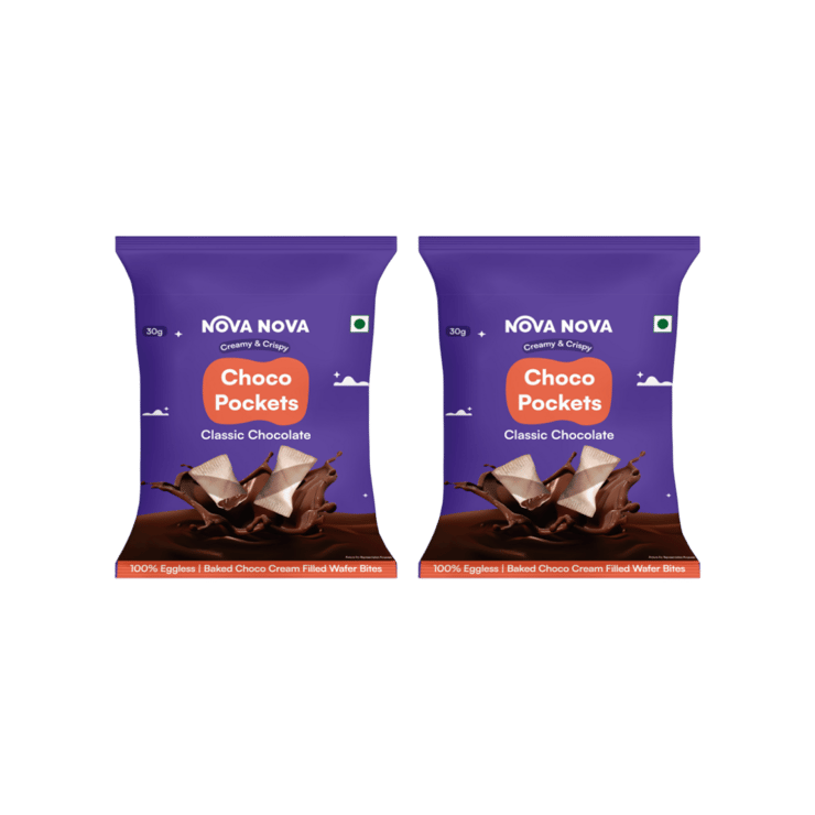 Nova Nova Classic Filled Bar Chocolate Pack – 2 x 30 g