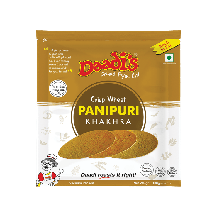 Daadi’s Panipuri Khakhra – 180 g