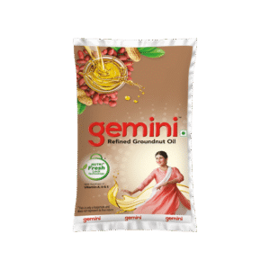 Gemini Refined Groundnut Oil - 870 g
