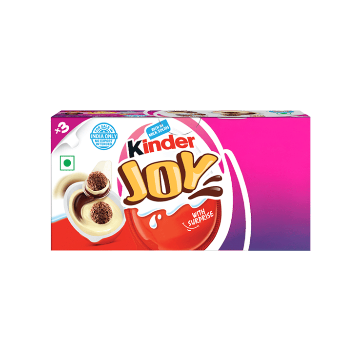 Kinder Joy Shaped Chocolates (Pink) – 3 x 20 g