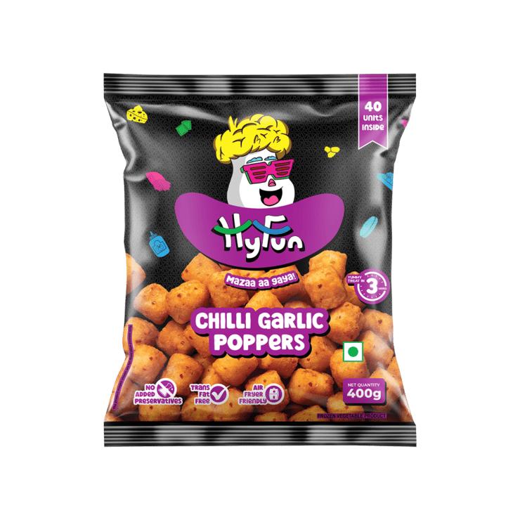 HyFun Chilli Garlic Poppers Nuggets – 400 g