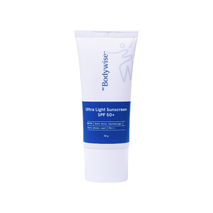 Be Bodywise Ultra Light Sunscreen (SPF 50+ PA+++) – 50 g