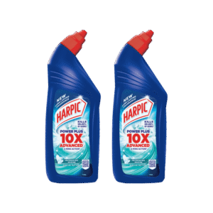 Harpic Disinfectant Liquid Toilet Cleaner (Refreshing Marine) - Pack of 2 - 2 x 1 ltr