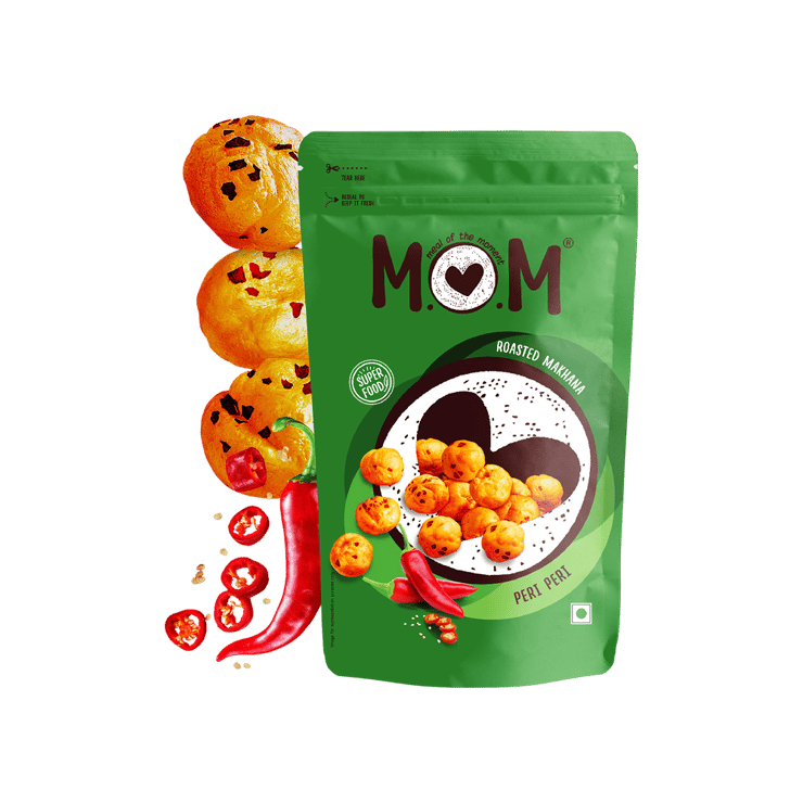 Peri Peri Roasted Makhana by MOM – Meal Of The Moment – 52 g