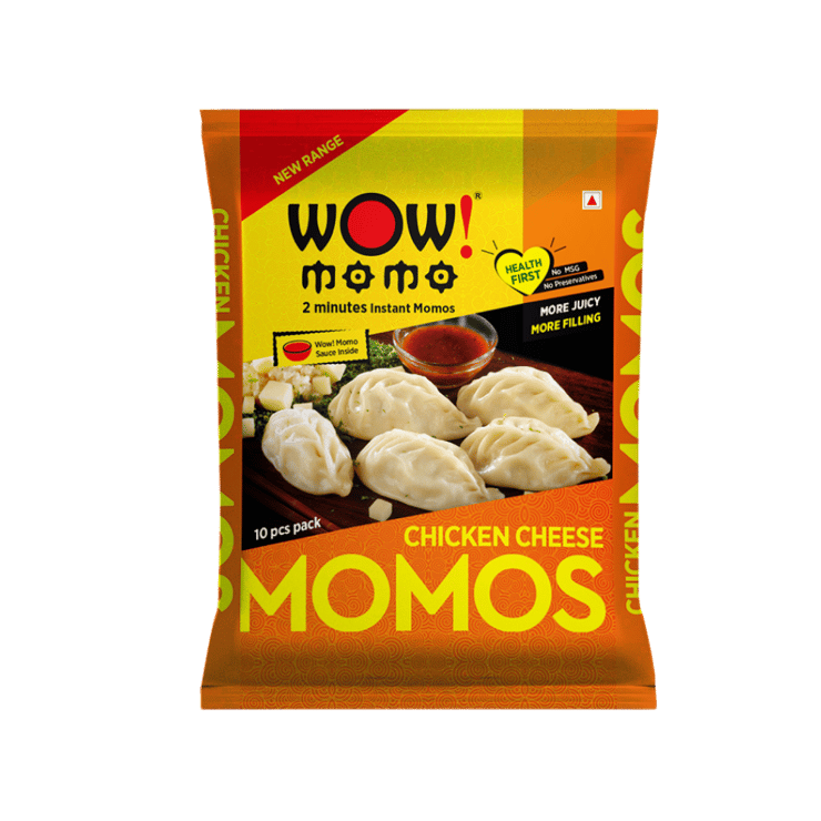 Wow! Momo Chicken Cheese Chicken Momos (Frozen) – 10 pieces