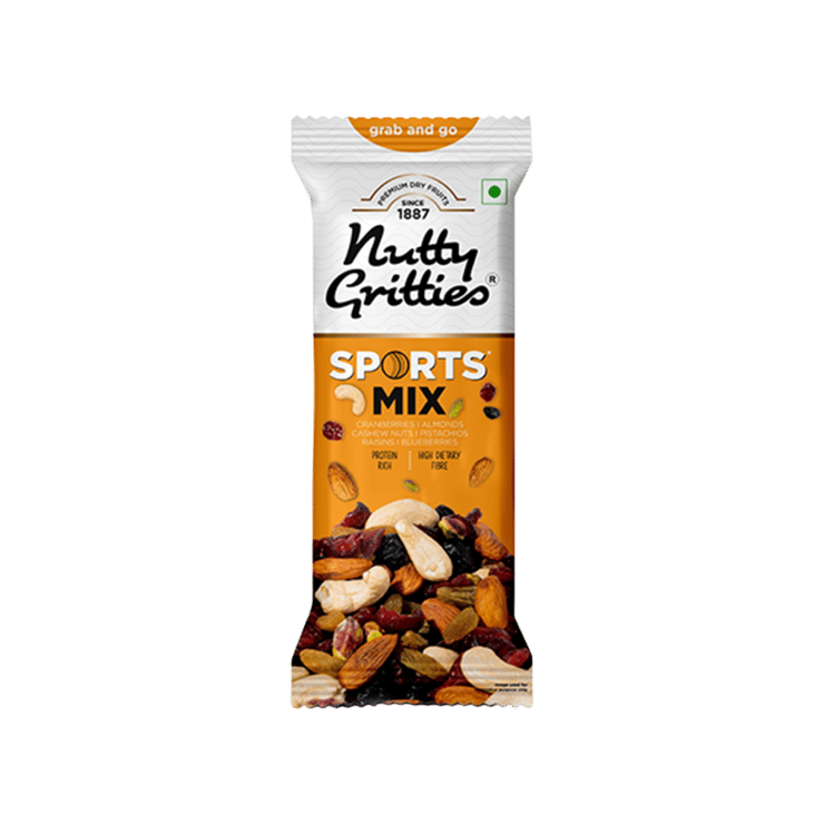 Nutty Gritties Sports Dry Fruit Mix – 40 g