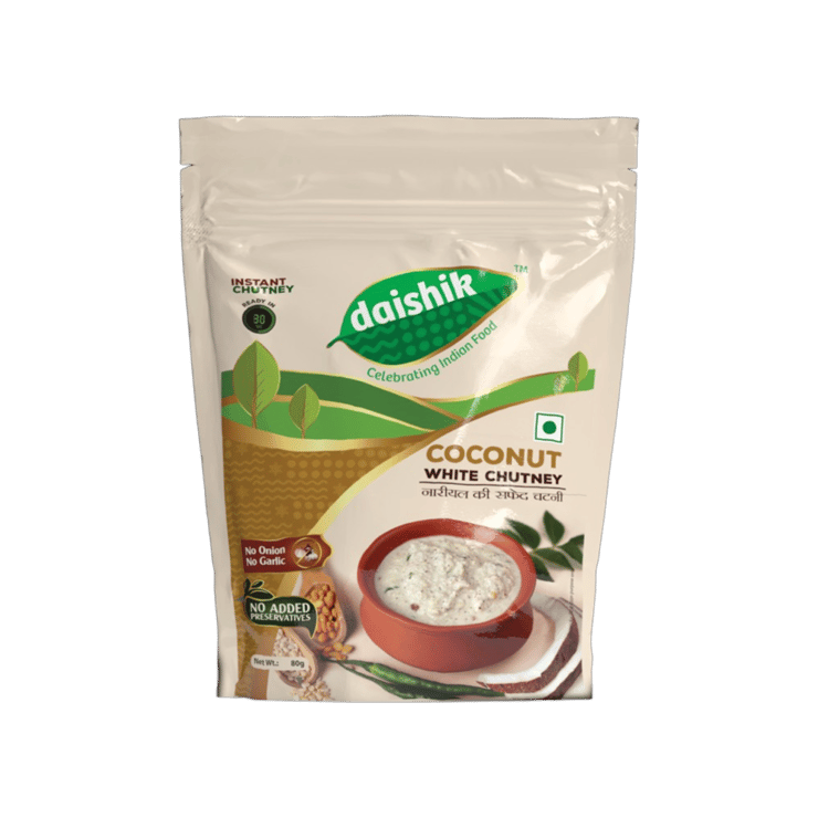 Daishik Coconut White Chutney – 80 g