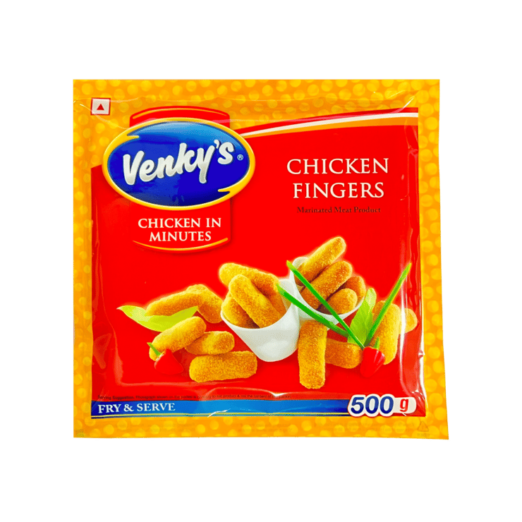 Venky’s Chicken Chicken Fingers (Frozen) – 500 g
