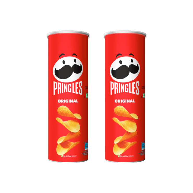 Pringles Original Potato Chips – Pack of 2 – 2 x 107 g