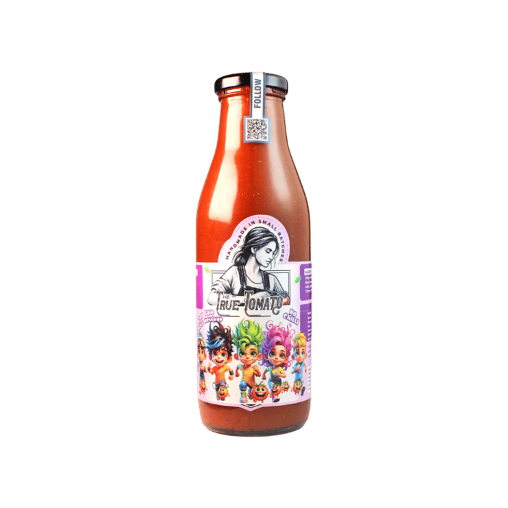 The True Tomato Ketchup (No Chilli Kids Ketchup) – 550 g