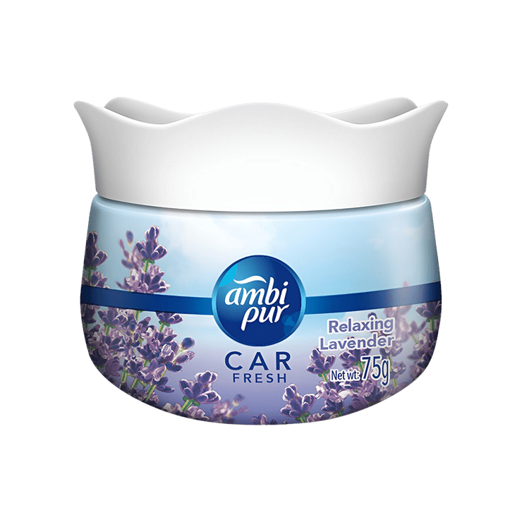 Ambi Pur Relaxing Lavender Car Freshener (Lavender) – 75 g