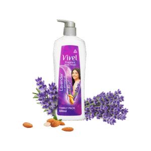 Vivel Lavender + Almond Oil Fragrant Body Wash - 500 ml