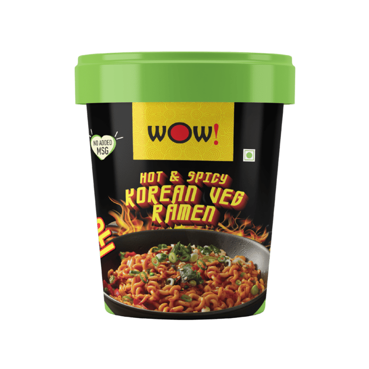Wow! Hot & Spicy Korean Ramen Cup Noodles – 90 g
