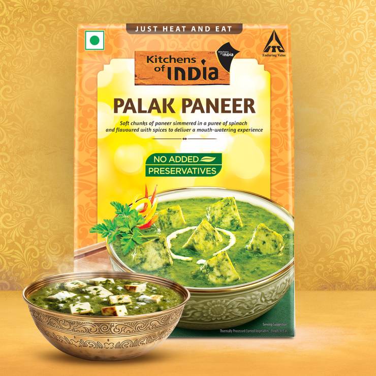 Kitchens of India Palak Paneer Ready to Eat – 285 g