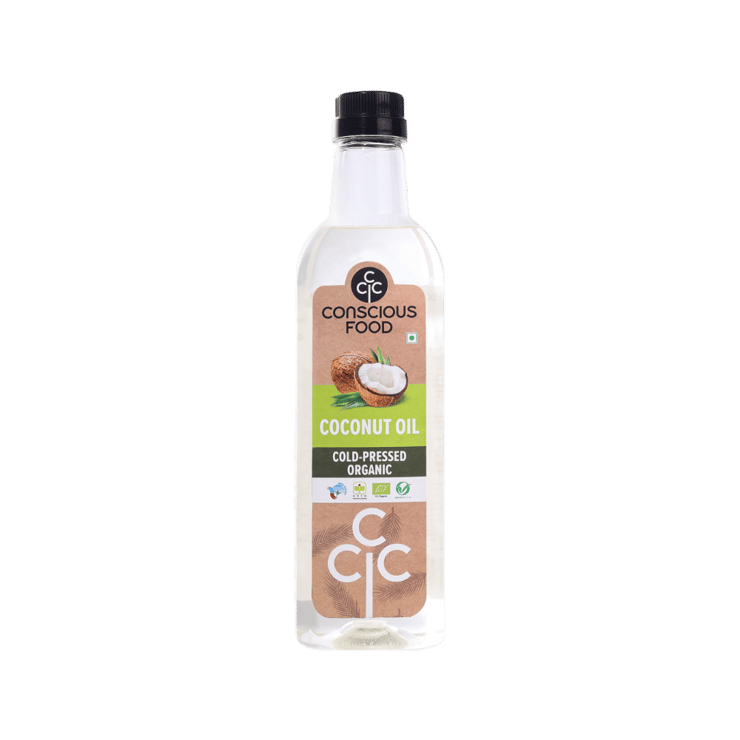 Conscious Food Cold Pressed & Organic Coconut Oil – 500 ml