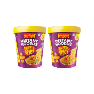 MasterChow Sweet & Spicy Instant Cup Noodles - Pack of 2 - 2 x 100 g