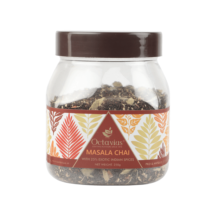 Octavius Masala Chai With 25% Exotic Indian Spices – 250 g