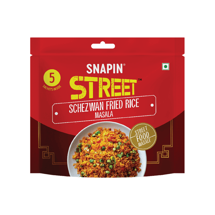 Snapin Schezwan Fried Rice Masala Mix – 5 x 20 g