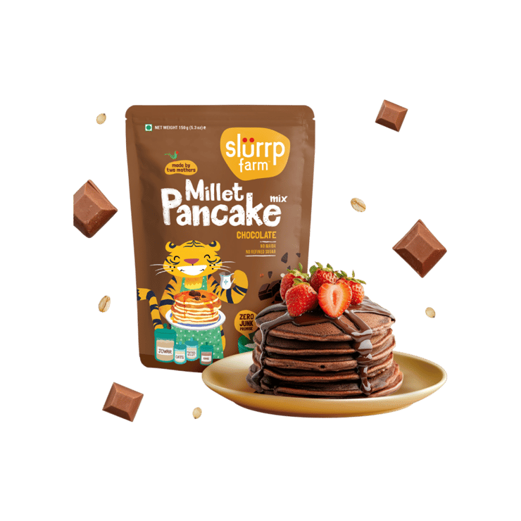 Slurrp Farm Chocolate Pancake Mix – 150 g