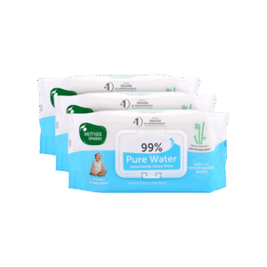 Mother Sparsh 99% Pure Water Baby Wipes Pack of 3