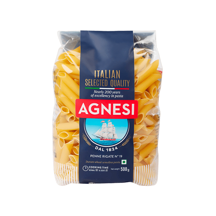 Agnesi Penne Rigate Pasta N 19 – 500 g