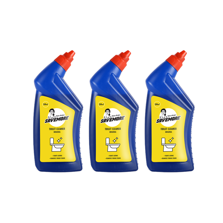 SaveMore Toilet Cleaner Liquid – Pack of 3 – 3 x 500 ml
