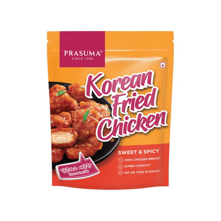 Prasuma Korean Sweet & Spicy Fried Chicken Nuggets – 275 g