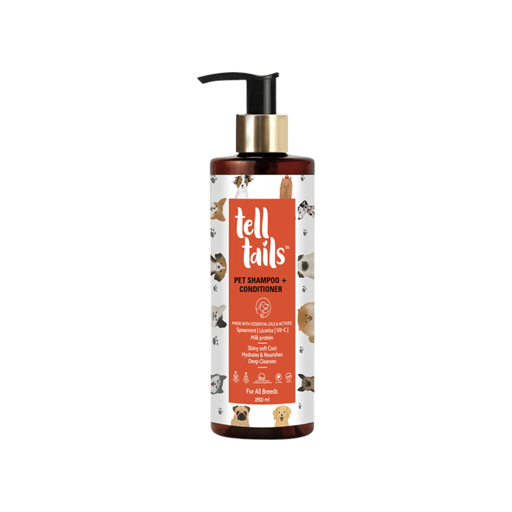 TELLTAILS 2 in 1 Dog Shampoo – 250 ml