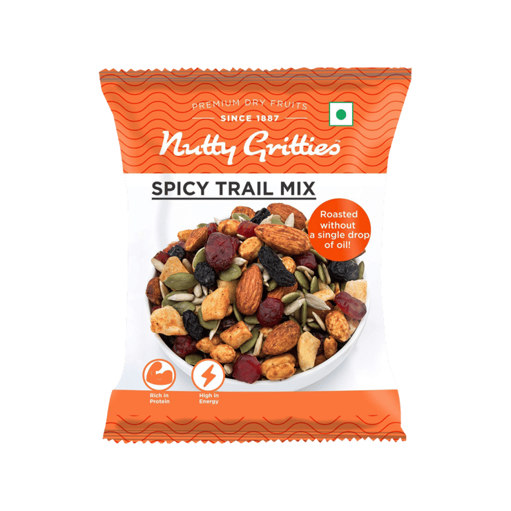 Nutty Gritties Premium Spicy Trail Mix – 24 g