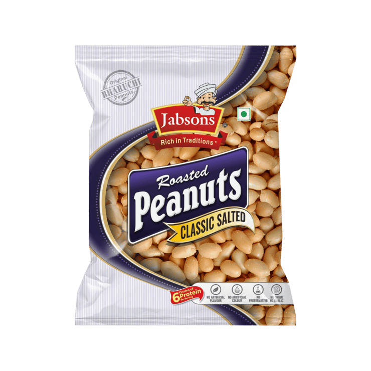 Jabsons Roasted Peanuts, Classic Salted – 160 g