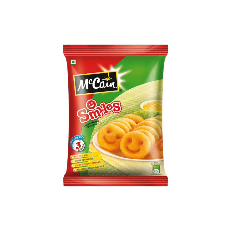 McCain Crispy Potato Smiles (Frozen) – 750 g