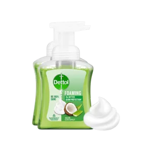 Dettol Aloe Coconut Foaming Handwash 250 ml - Pack of 2 - 2 x 250 ml