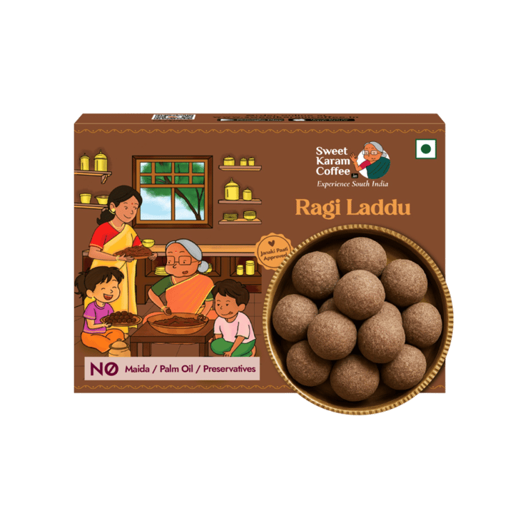 Ragi Laddu by Sweet Karam Coffee – 150 g